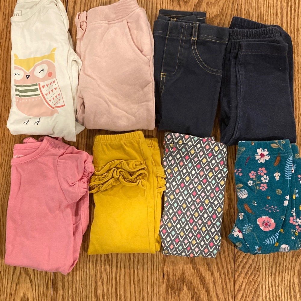 12-18 mo clothing lot with leggings